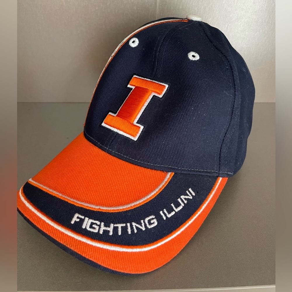 Adjustable‎ University of Illinois Fighting Illini Hat - Blue and Orange